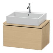 Duravit Waschtischunterschrank L-Cube 72x47,7cm, Ei Nat, für Konsole, 1 Auszug