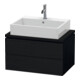 Duravit Waschtischunterschrank L-Cube 72x47,7cm, Ei sw, f Kons, 2 Schubkästen-1