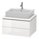 Duravit Waschtischunterschrank L-Cube 72x54,7cm, bas. ma, f Kons, 2 Schub.