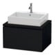 Duravit Waschtischunterschrank L-Cube 72x54,7cm, Ei sw, für Konsole, 1Auszug-1