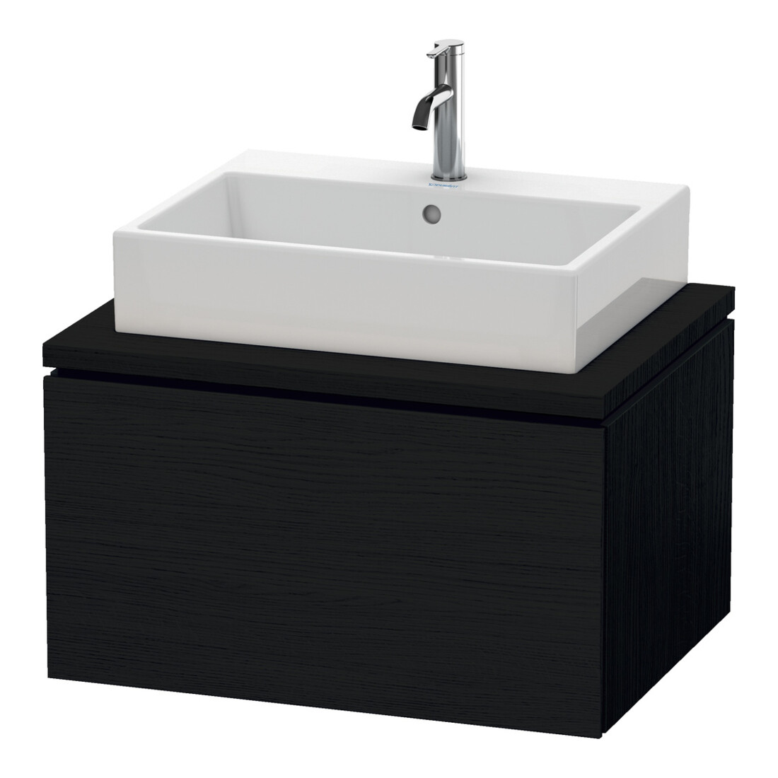 Duravit Waschtischunterschrank L-Cube 72x54,7cm, Ei sw, für Konsole, 1Auszug