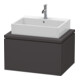 Duravit Waschtischunterschrank L-Cube 72x54,7cm, graph matt, f Kons, 1 Auszug-1