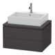 Duravit Waschtischunterschrank L-Cube 72x54,7cm, graph matt, f Kons, 2 Schub.-1
