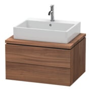 Duravit Waschtischunterschrank L-Cube 72x54,7cm, Nussb Nat, f Kons, 2 Schub.