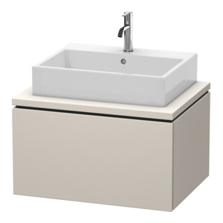 Duravit Waschtischunterschrank L-Cube 72x54,7cm, Tau matt, f Konsole, 1 Auszug