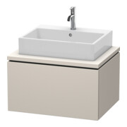 Duravit Waschtischunterschrank L-Cube 72x54,7cm, Tau matt, f Konsole, 1 Auszug