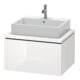 Duravit Waschtischunterschrank L-Cube 72x54,7cm, we. hgl, f Konsole, 1 Auszug-1