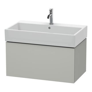 Duravit Waschtischunterschrank L-Cube 78,4x 45,9cm, betongr ma, 1 Ausz., wandhängend