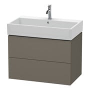Duravit Waschtischunterschrank L-Cube 78,4x 45,9cm, f G m, 2 Schub., wandhängend-1