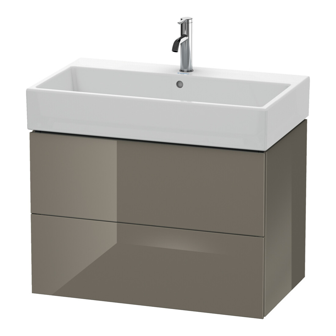 Duravit Waschtischunterschrank L-Cube 78,4x 45,9cm, f Gr hgl, 2 Schub., wandhängend