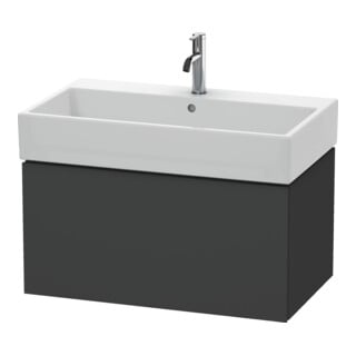 Duravit Waschtischunterschrank L-Cube 78,4x 45,9cm, graph ma, 1 Ausz., wandhängend