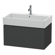 Duravit Waschtischunterschrank L-Cube 78,4x 45,9cm, graph ma, 1 Ausz., wandhängend