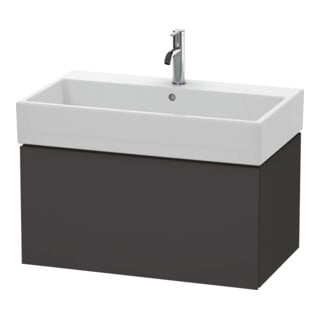 Duravit Waschtischunterschrank L-Cube 78,4x 45,9cm, graph matt, 1 Ausz., wandhängend