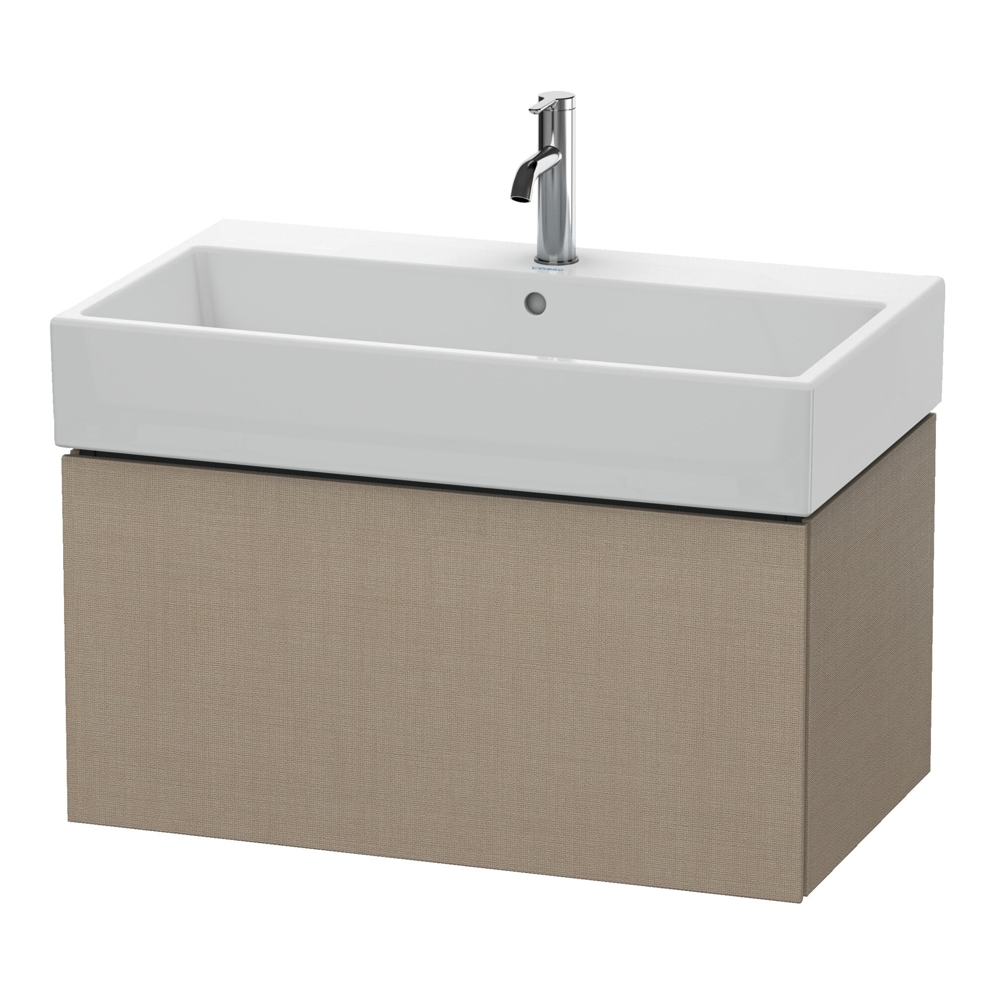 Duravit Waschtischunterschrank L-Cube 78,4x 45,9cm, lei, 1 Auszug, wandhängend