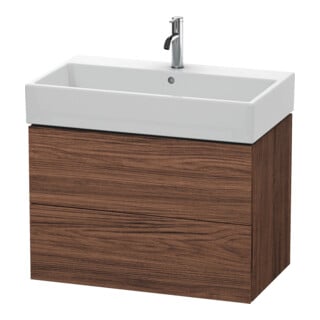 Duravit Waschtischunterschrank L-Cube 78,4x 45,9cm, N dkl., 2 Schub., wandhängend