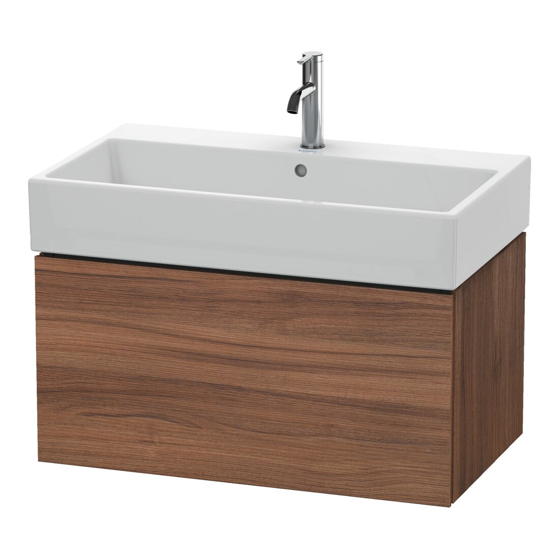Duravit Waschtischunterschrank L-Cube 78,4x 45,9cm, Nussb Nat, 1 Ausz., wandhängend
