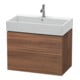 Duravit Waschtischunterschrank L-Cube 78,4x 45,9cm, Nussb Nat, 2 Schub., wandhängend-1