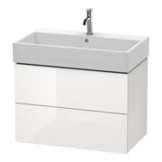Duravit Waschtischunterschrank L-Cube 78,4x 45,9cm, sw hgl, 2 Schub., wandhängend-4