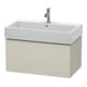 Duravit Waschtischunterschrank L-Cube 78,4x 45,9cm, Tau ma, 1 Ausz., wandhängend-1