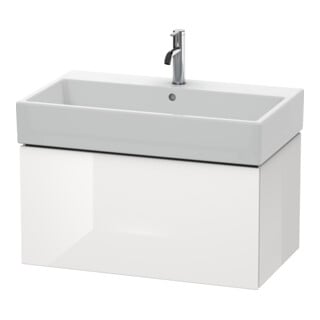 Duravit Waschtischunterschrank L-Cube 78,4x 45,9cm, we. hgl, 1 Ausz., wandhängend