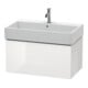 Duravit Waschtischunterschrank L-Cube 78,4x 45,9cm, we. hgl, 1 Ausz., wandhängend-1