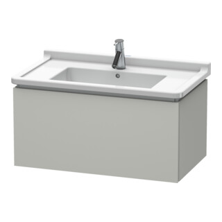 Duravit Waschtischunterschrank L-Cube 82x46,9cm, betongr ma, 1 Ausz., wandhängend