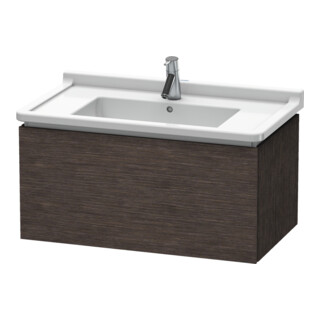 Duravit Waschtischunterschrank L-Cube 82x46,9cm, Ei dkl. geb., 1 Ausz., wandhängend