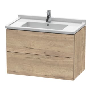 Duravit Waschtischunterschrank L-Cube 82x46,9cm, Ei marm., 2 Schub., wandhängend