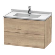 Duravit Waschtischunterschrank L-Cube 82x46,9cm, Ei marm., 2 Schub., wandhängend