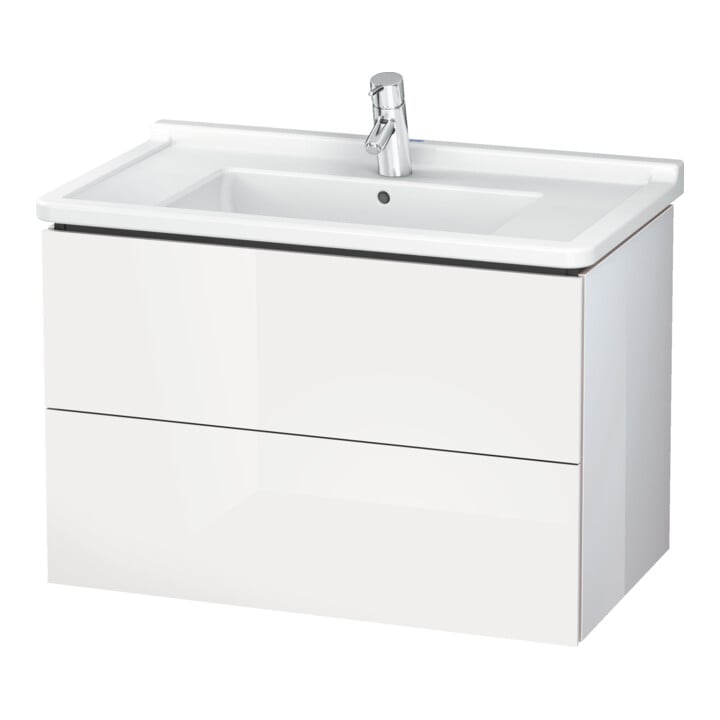 Duravit Waschtischunterschrank L-Cube 82x46,9cm, Ei marm., 2 Schub., wandhängend