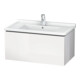 Duravit Waschtischunterschrank L-Cube 82x46,9cm, Ei sw, 1 Auszug, wandhängend-3