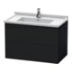 Duravit Waschtischunterschrank L-Cube 82x46,9cm, Ei sw, 2 Schubk., wandhängend-1