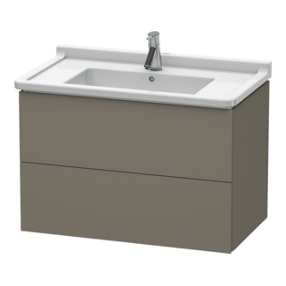 Duravit Waschtischunterschrank L-Cube 82x46,9cm, f Gr s-matt, 2 Schub., wandhängend