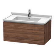 Duravit Waschtischunterschrank L-Cube 82x46,9cm, Nussb dkl., 1 Ausz., wandhängend