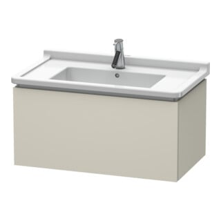 Duravit Waschtischunterschrank L-Cube 82x46,9cm, Tau ma, 1 Auszug, wandhängend