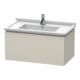 Duravit Waschtischunterschrank L-Cube 82x46,9cm, Tau ma, 1 Auszug, wandhängend-1