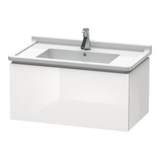 Duravit Waschtischunterschrank L-Cube 82x46,9cm, we. hgl, 1 Ausz., wandhängend