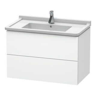 Duravit Waschtischunterschrank L-Cube 82x46,9cm, we. ma, 2 Schub., wandhängend