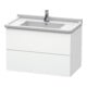 Duravit Waschtischunterschrank L-Cube 82x46,9cm, we. matt, 2 Schub., wandhängend-1