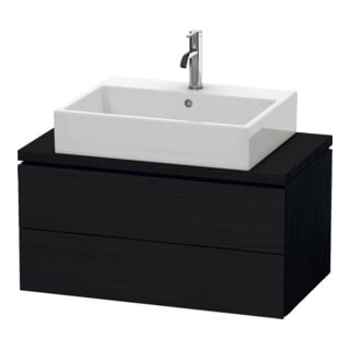Duravit Waschtischunterschrank L-Cube 82x47,7cm, Ei sw, f Kons, 2 Schubkästen