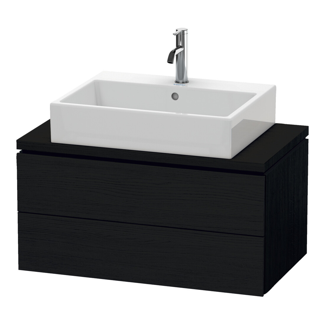 Duravit Waschtischunterschrank L-Cube 82x47,7cm, Ei sw, f Kons, 2 Schubkästen