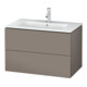 Duravit Waschtischunterschrank L-Cube 82x48,1cm, bas. ma, 2 Schub., wandhängend-1