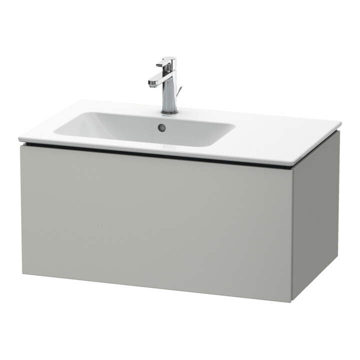 Duravit Waschtischunterschrank L-Cube 82x48,1cm, betongr ma, 1 Ausz., wandhängend