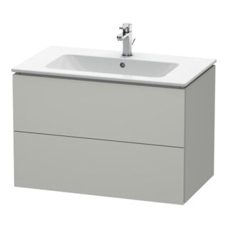 Duravit Waschtischunterschrank L-Cube 82x48,1cm, betongr ma, 2 Schub., wandhängend
