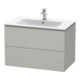 Duravit Waschtischunterschrank L-Cube 82x48,1cm, betongr ma, 2 Schub., wandhängend-1