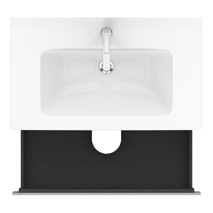 Duravit Waschtischunterschrank L-Cube 82x48,1cm, betongr ma, 2 Schub., wandhängend
