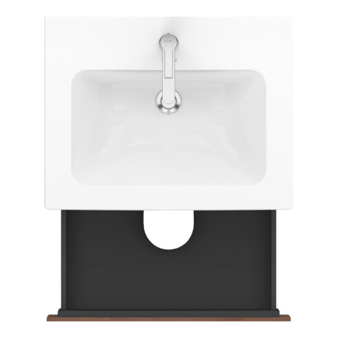 Duravit Waschtischunterschrank L-Cube 82x48,1cm, betongr ma, 2 Schub., wandhängend