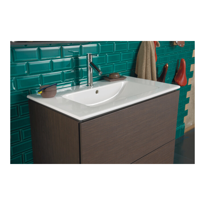 Duravit Waschtischunterschrank L-Cube 82x48,1cm, Ei dkl. geb., 2 Ausz., steh.
