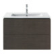 Duravit Waschtischunterschrank L-Cube 82x48,1cm, Ei dkl. geb., 2 Schub., wandhängend-1