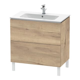 Duravit Waschtischunterschrank L-Cube 82x48,1cm, Ei marm., 2 Auszüge, stehend